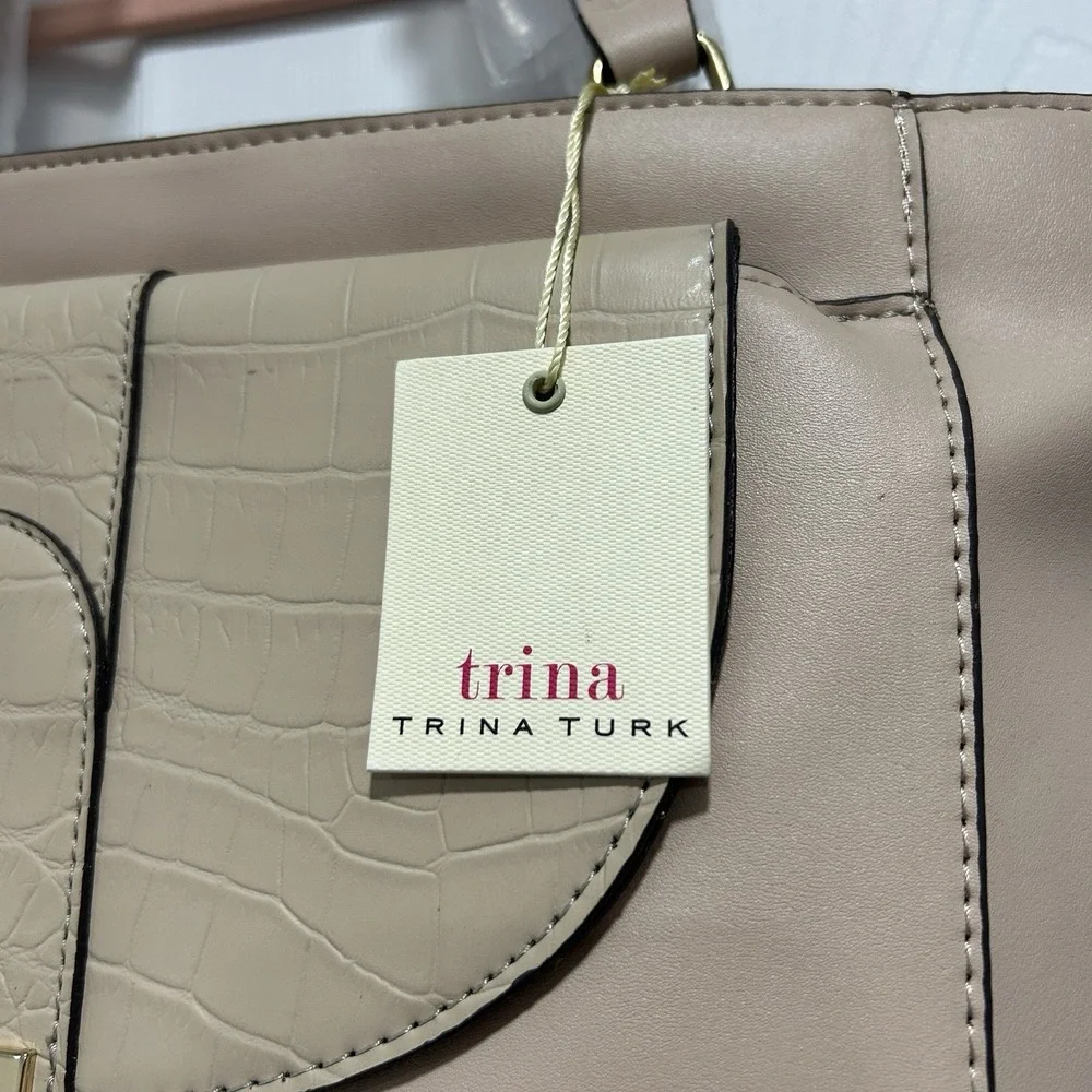Trina Turk Handbag Purse Satchel In Cashmere NWT‎ Read**